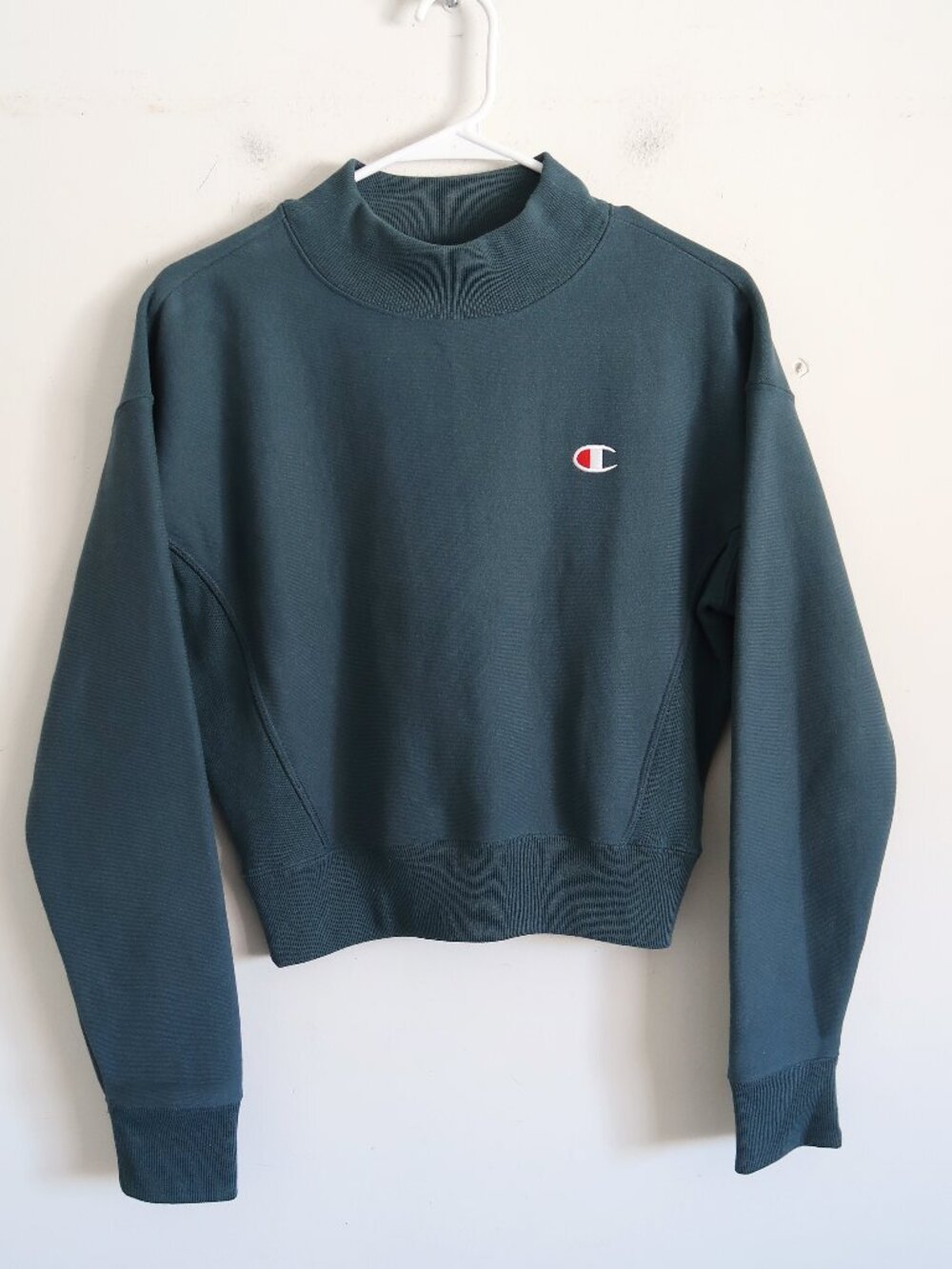 Champion Reverse Weave Hunter Green Sweatshirt - Size XS